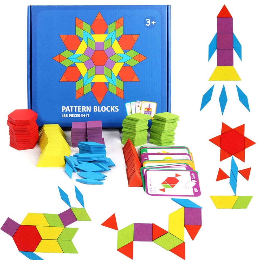 

Drewniane Puzzle Układanka Gra Logiczna Montessori