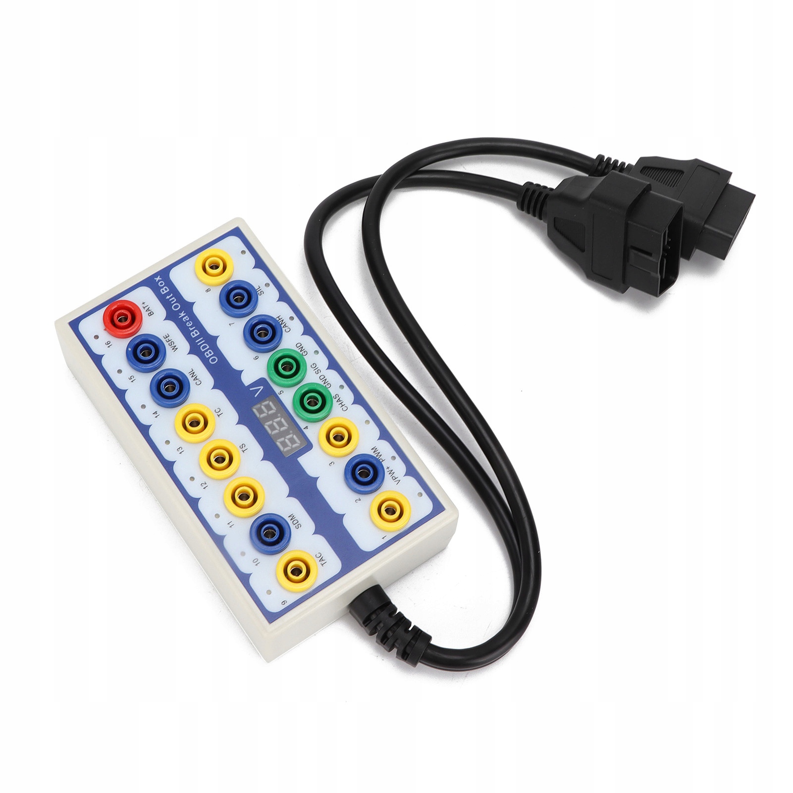 16pin OBD2 Breakout Box Detektor protokolu Obdii