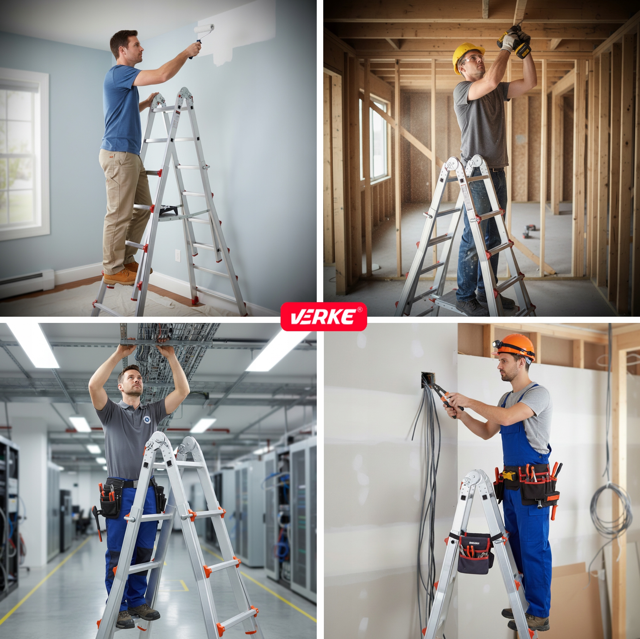 DAUDZFUNKCIONĀLAS ŠARNĪRVEIDAMAS SALOKĀMAS KĀPNES STRONG 150KG 4x6 VERKE Sānu profila izmēri 70 x 30 mm