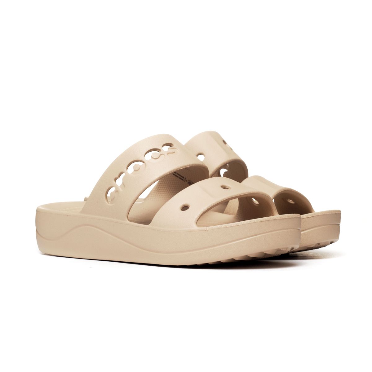 Nazouváky Crocs Baya Platform Sandal Chai 41-42 Dámské
