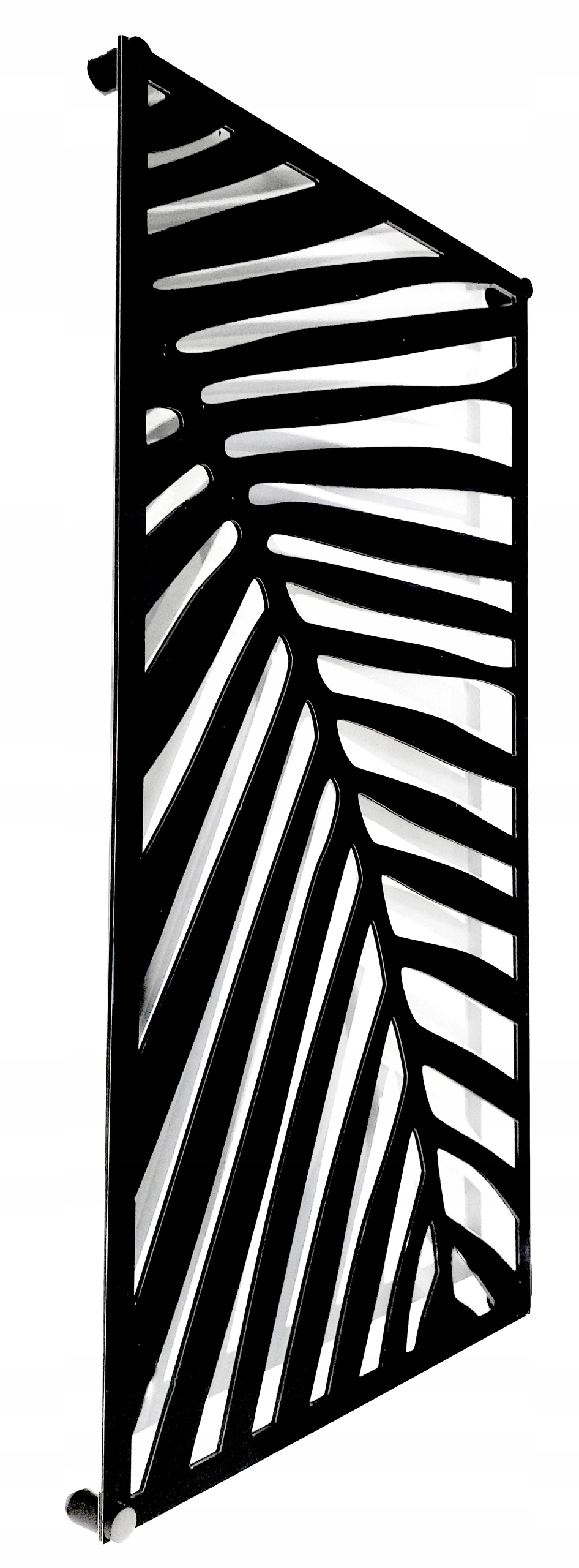 

Dekoracja metalowa panel Liście M4-72x145cm