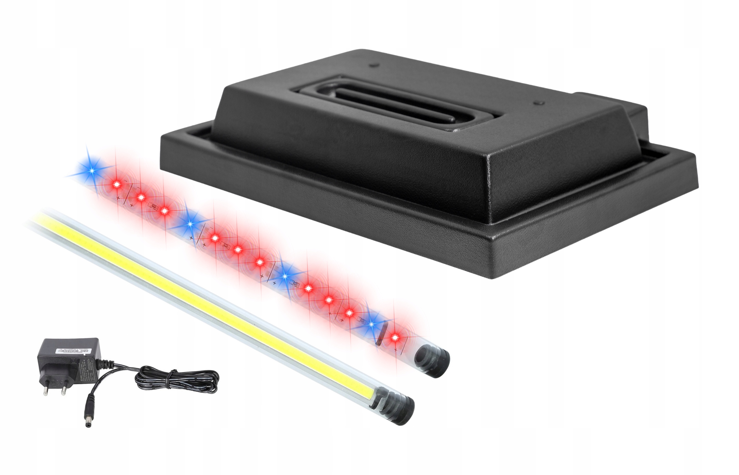 Levně Kryt pro akvárium 60x30 černý Led osvětlení Bílé Cob Plant 3:1