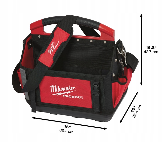 Torba narzędziowa packout 40 cm Milwaukee na ramię Rodzaj torba otwarta