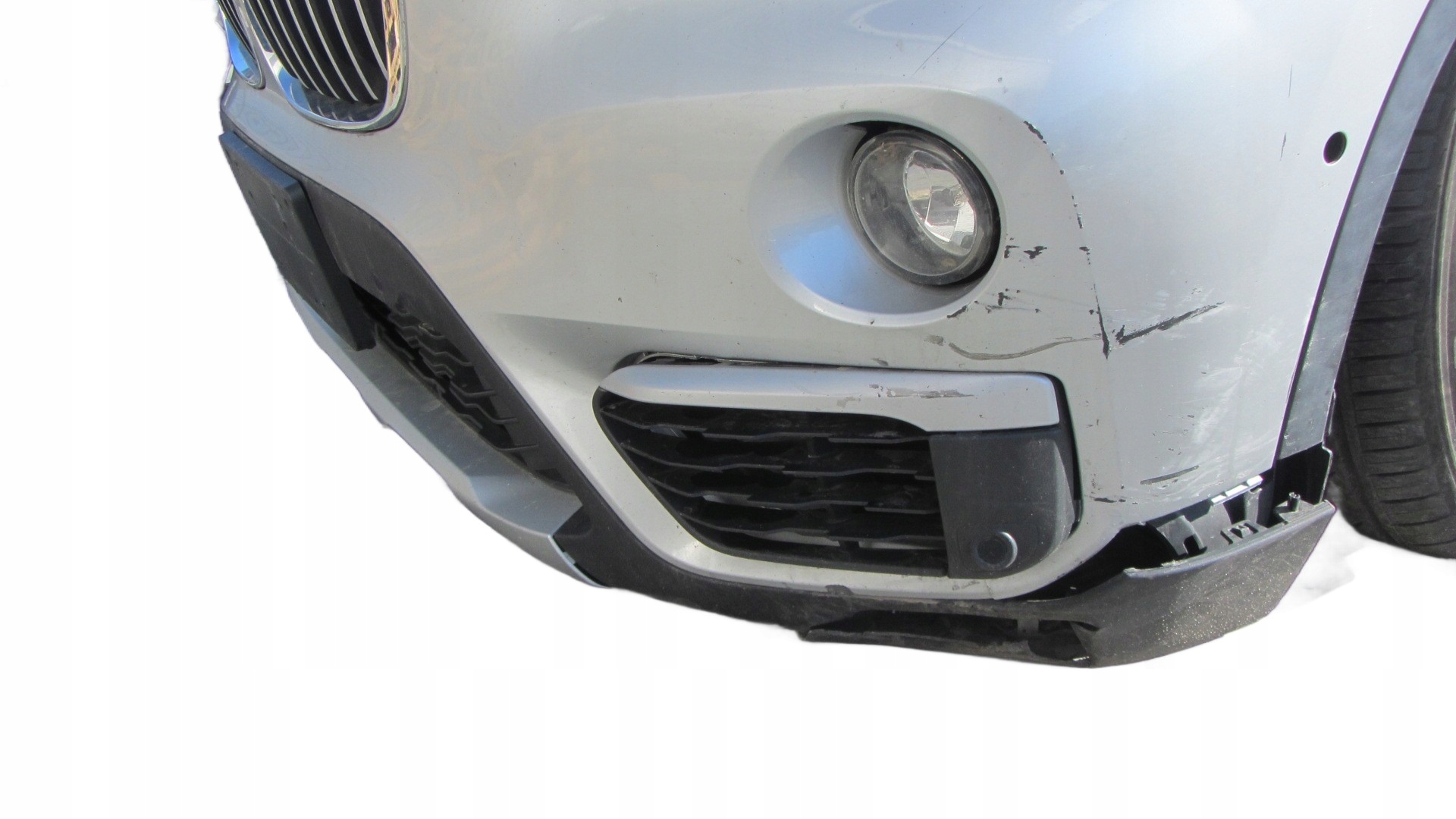 BMW X1 F48 bumper front front A83 GLACIER SILBER SREBRNY 6PDC 2017R