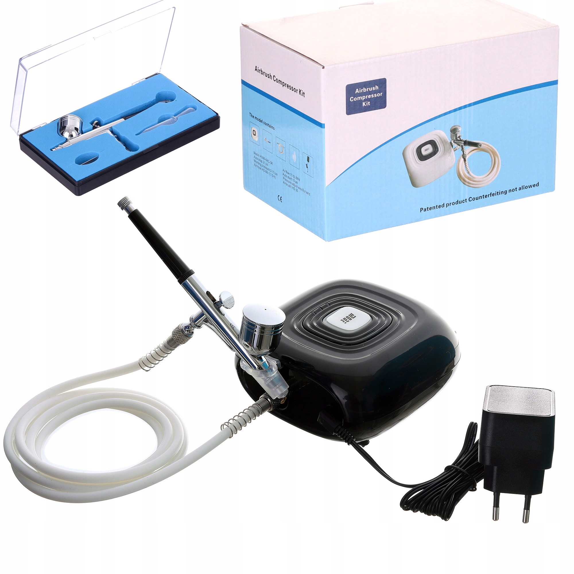 Kompresor Pro Modelářský Aerograf, Kosmetický Auto Stop Regulace