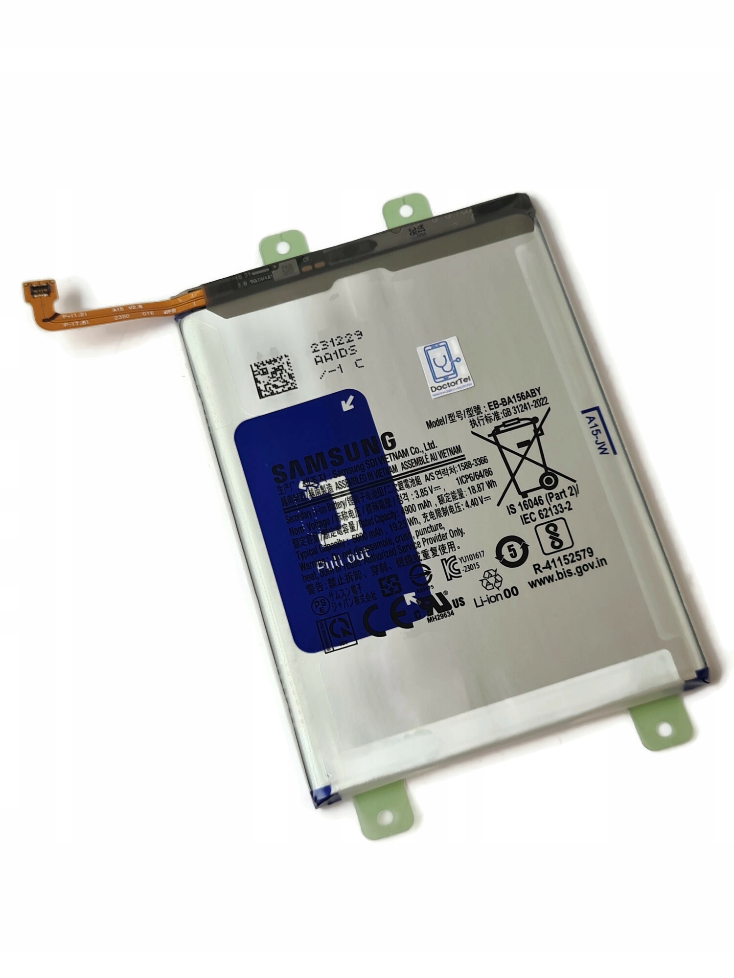 Org Nová originální baterie pro Samsung Galaxy A15 4G/5G (SM-A155/SM-A156)