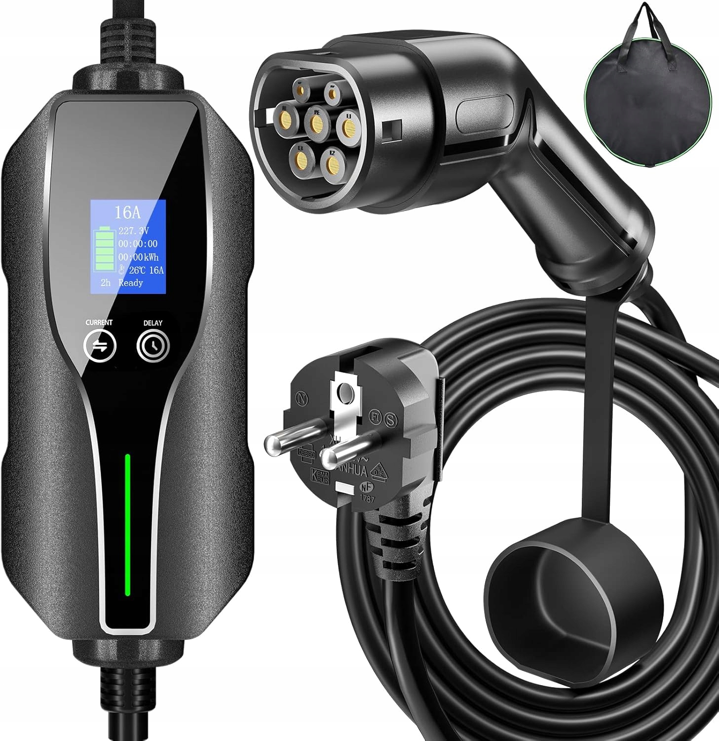 Nabíjačka Pre Elektrické Autá Zimiking Nabíjací Kábel Do Auta 3,6 Kw 7 M