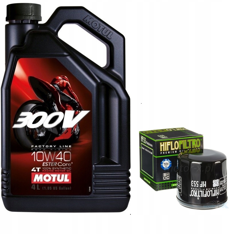 

Olej Motul 300V Factory Line 4T 10W40 4 L Filtr