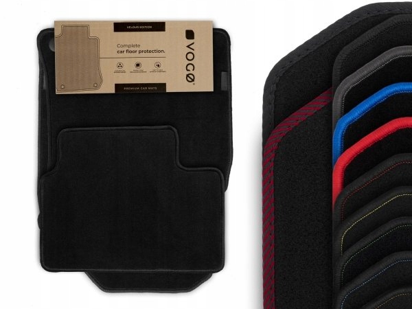 Коврики велюровые без запаха, крепления в комплекте Вого