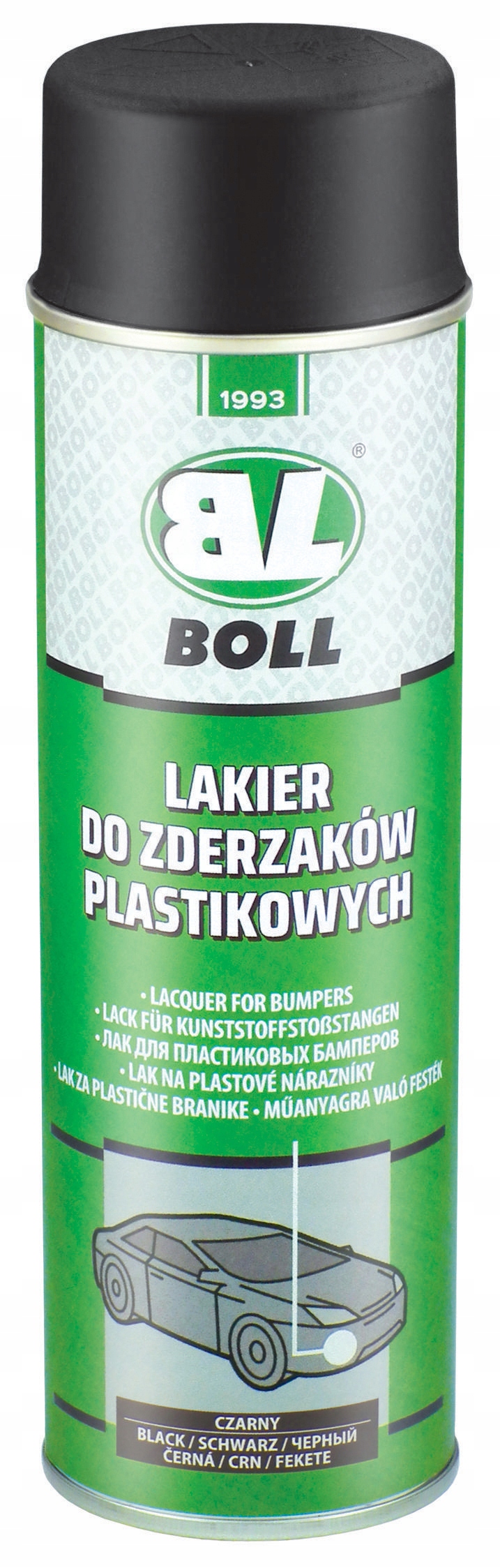 BOLL LAKIER DO ZDERZAKÓW PLASTIKOWYCH - CZARNY