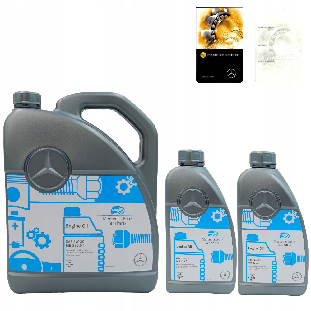 Olej Silnikowy Mercedes Mb 229.51 5W-30 7L MB229.51 7L