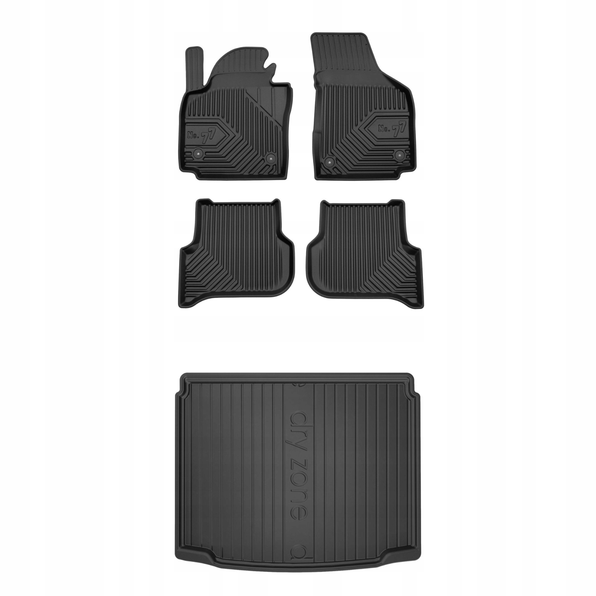 Sada gumových kobercov a rohoží pre Vw Golf Plus