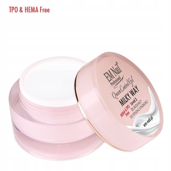 Stavební gel Em Nail Queen Control Gel Level 2 Milky Way 30 ml