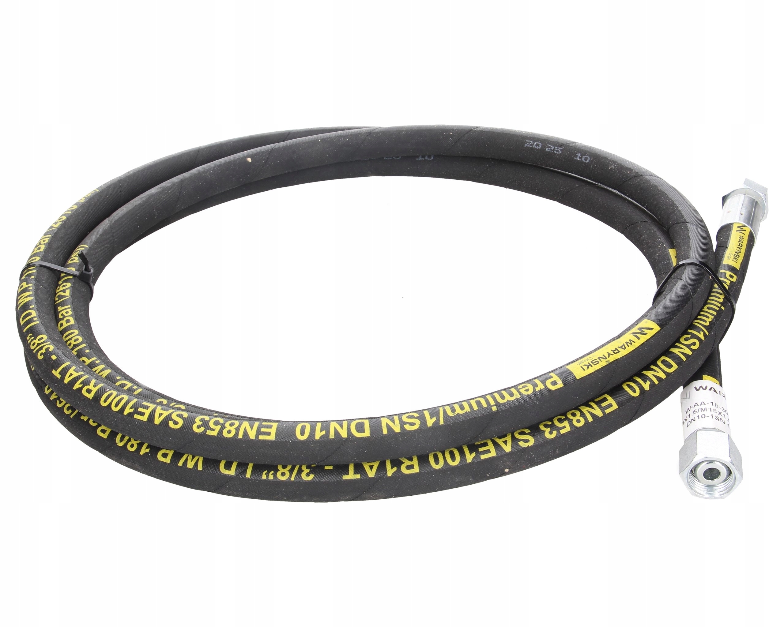 Hydraulický kabel L-3000 mm Aa M18x1,5 DN10-1SN 180 Bar Waryński