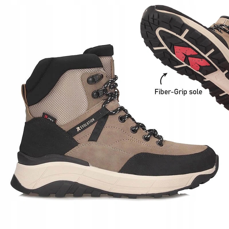 Zateplené trapery Dámské kotníkové boty Rieker Revolution W0072-64 Safe Walk