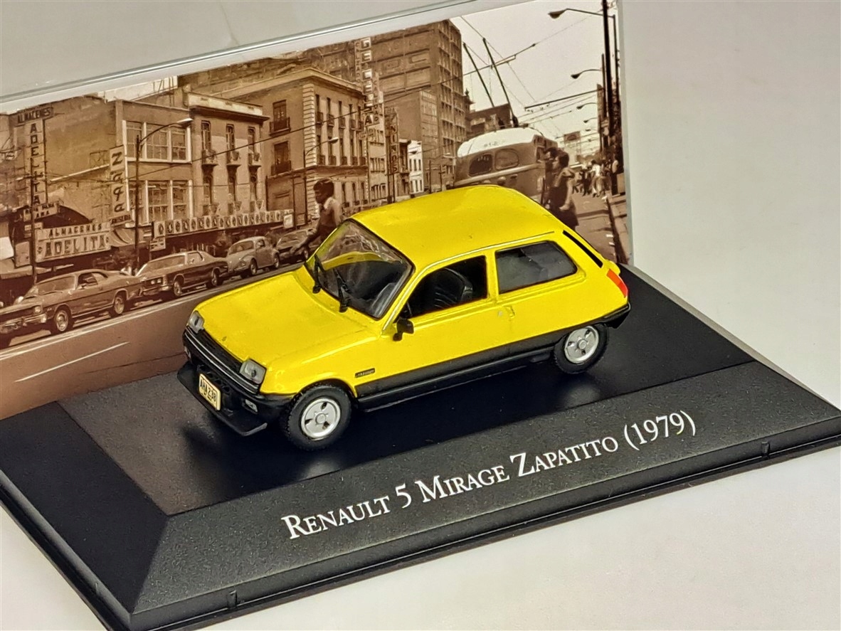 Altaya Renault 5 Mirage Zapatito 1979 Žlutá 1:43