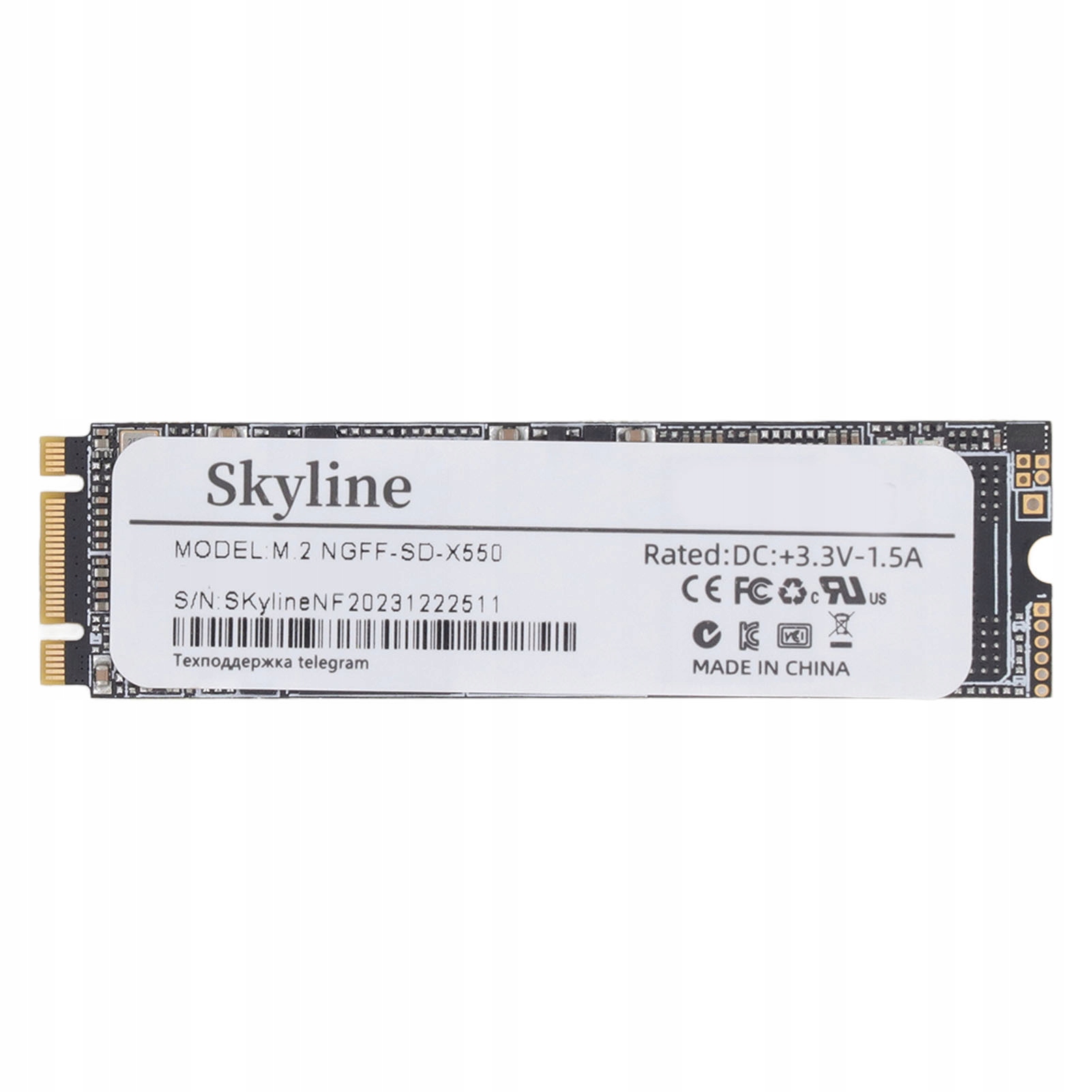 M2 Ngff 2280 SATA3.0 Ssd Interný polovodičový disk 550 Mbps 2TB