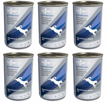 Levně Trovet Dog Rrd Hypoallergenic Rabbit 6 x 400 g