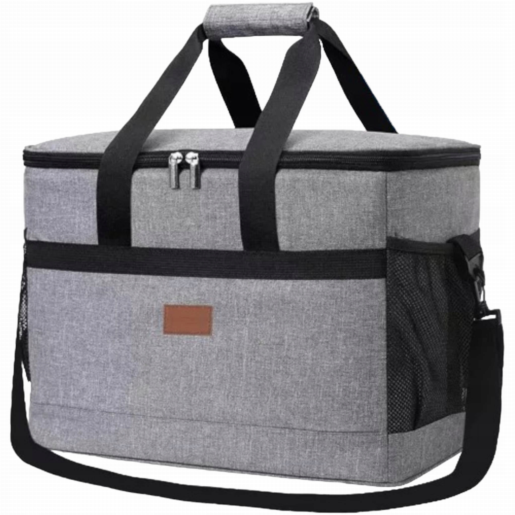 Torba termiczna Trizand wielka torba termiczna na plażę piknik szary 40 l