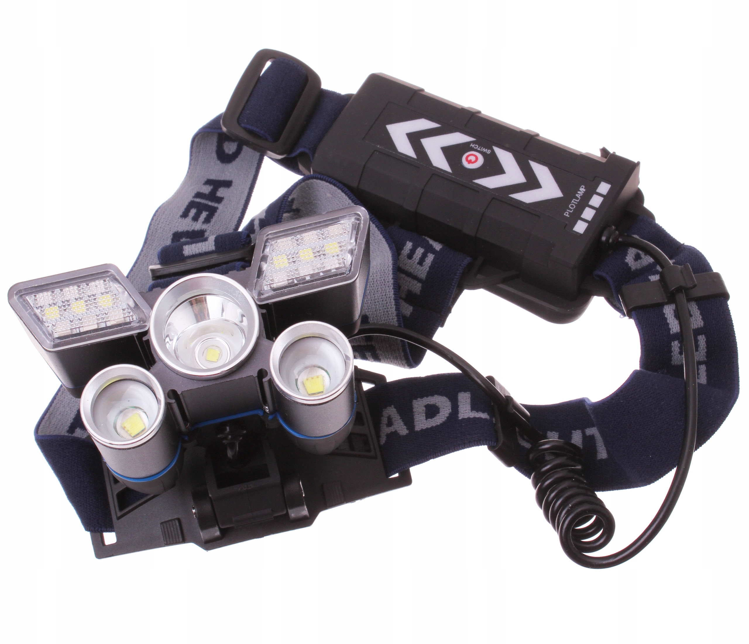 LATARKA CZOŁOWA 9 LED CREE MOTO USB ŚWIATŁO TYLNE Kod producenta 543654654