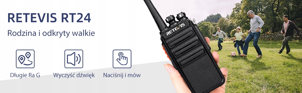 Retevis RT24 Walkie Talkie PMR446 без лицензии Display no backlight