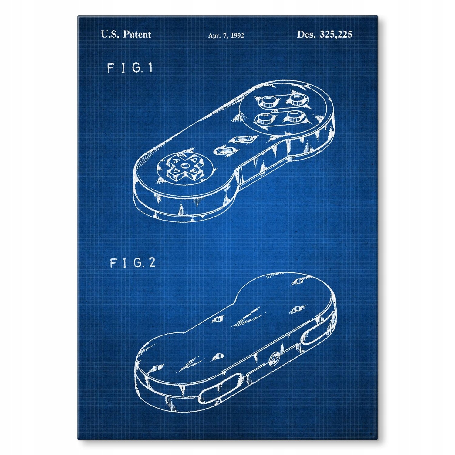 Kovový plakát Gamepad Tech Szyld Plech 42 x 59,4 cm Dárek