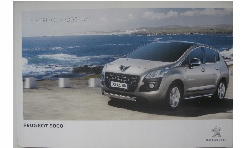 Peugeot 3008 2009-2013 кольорова книга обслуговування RU