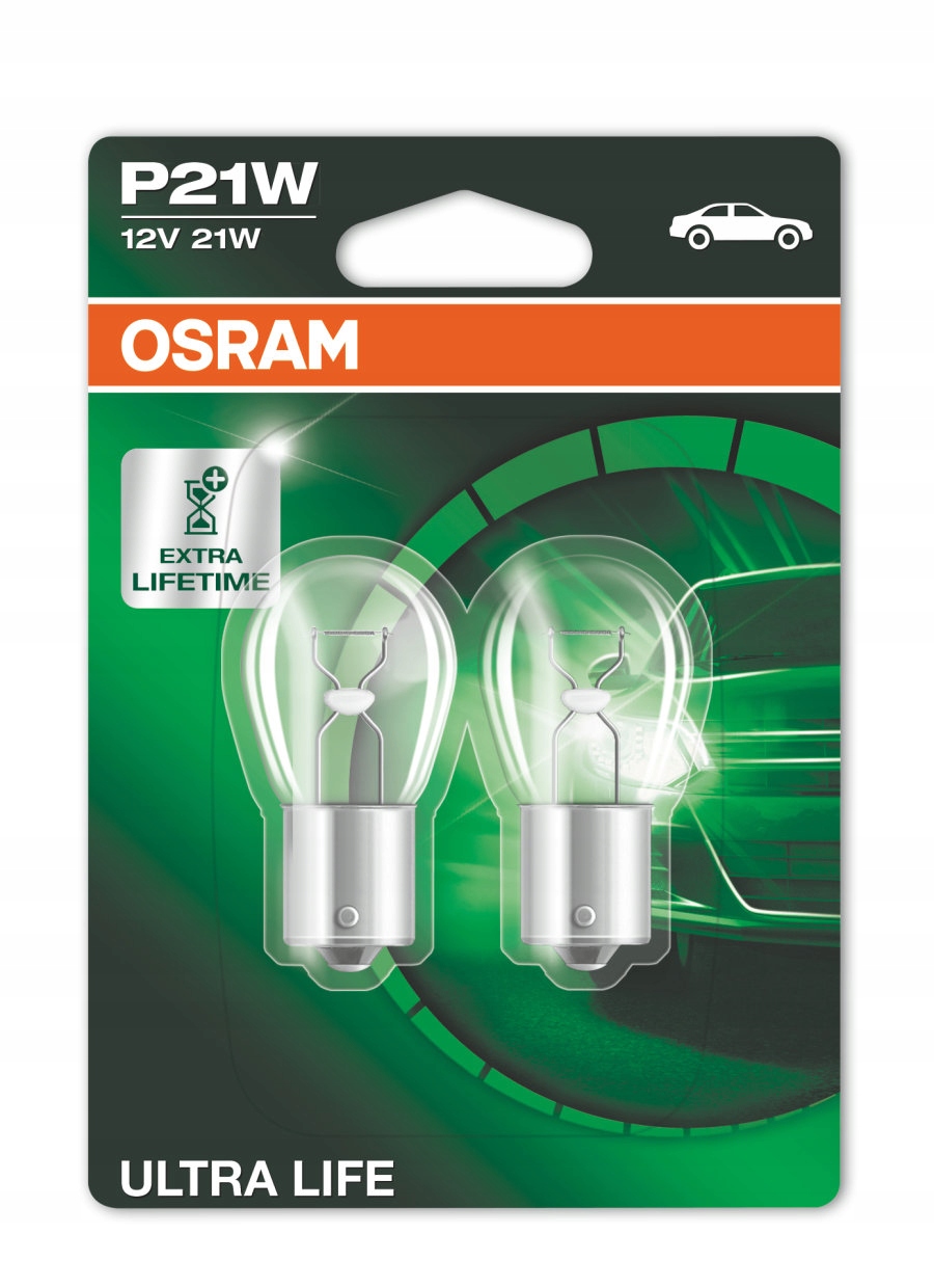 

Osram Żarówka P21W 12V 21W BA15s Ultra Life