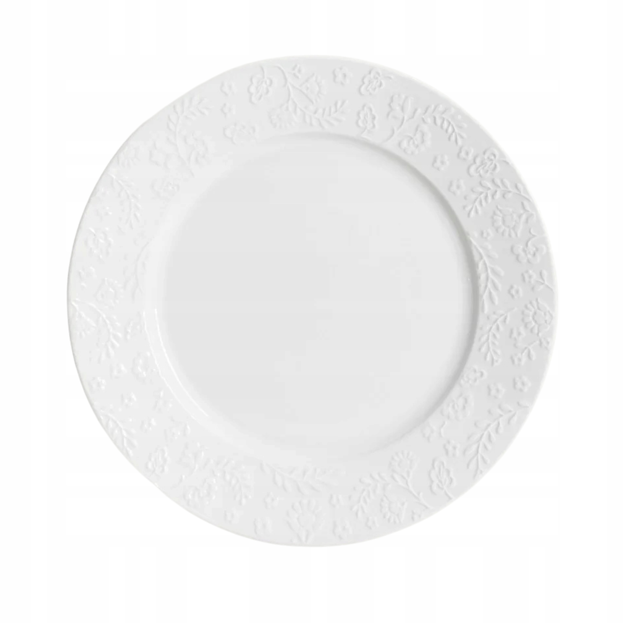 Talerz BENO obiadowy biały 27 cm HOMLA