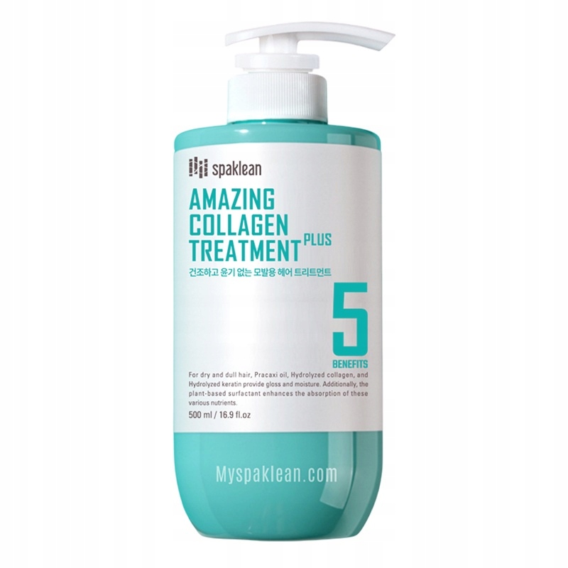 Balzám na vlasy Spaklean Amazing Collagen Treatment Plus 500 ml