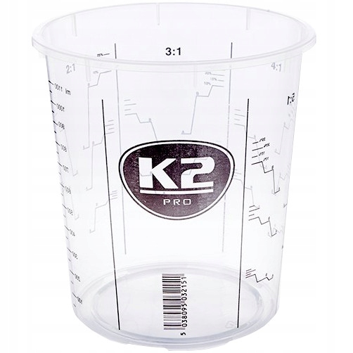 

K2 Kubek Lakierniczy Z Podziałką Miarką 650ML