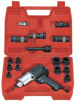 Set- Pneumatický Rázový Utahovák 1/2 881Nm Nas