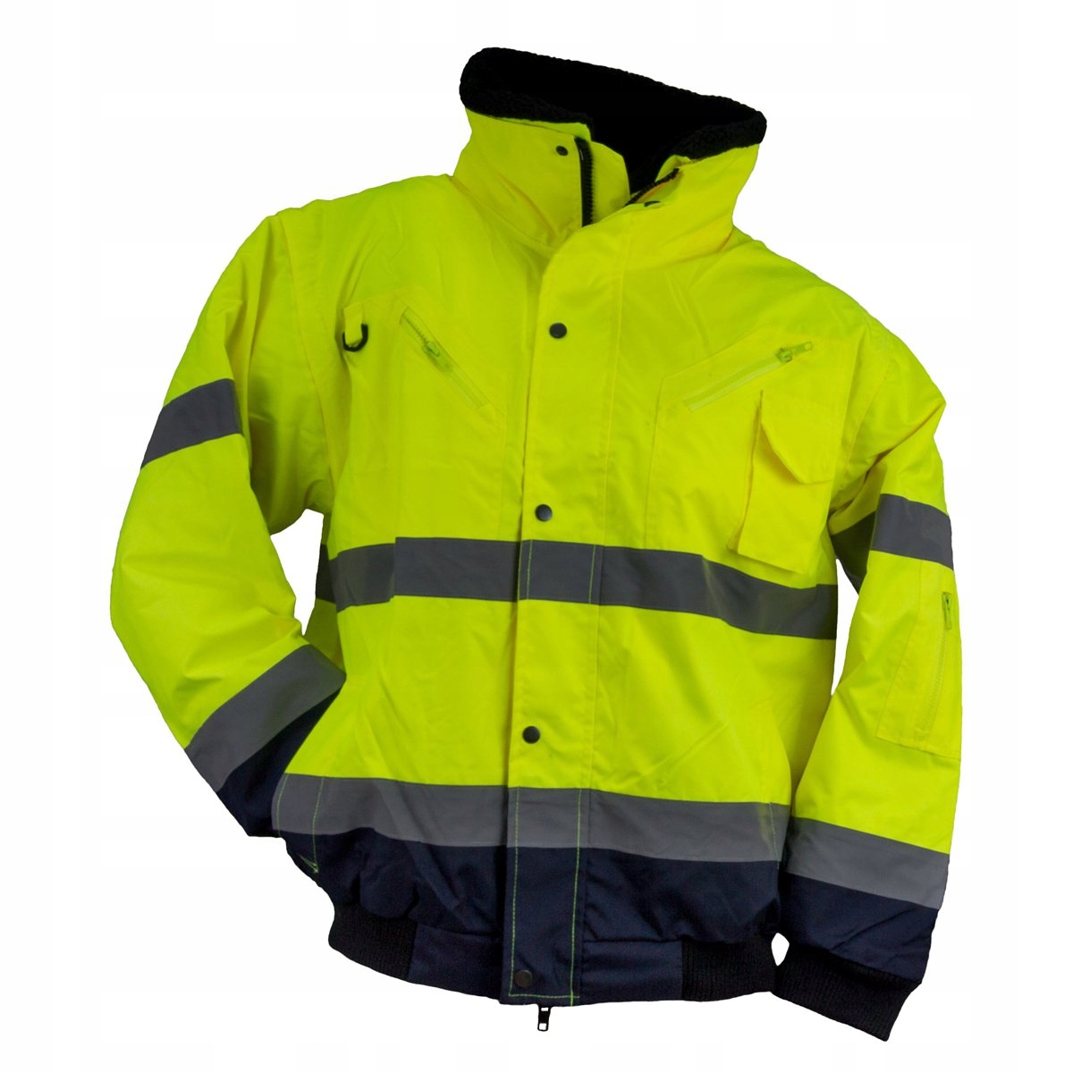 Zateplená Bunda Voděodolná Zimní reflexní Urgent 3V1 výstražná XXL