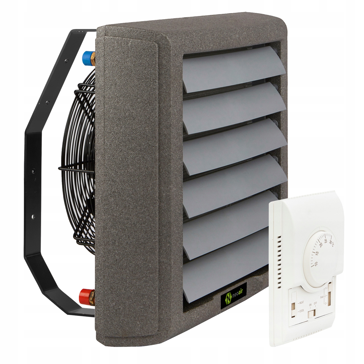 Vodný ohrievač NeoAir EVO65 65 kW držiak ovládač s termostatom