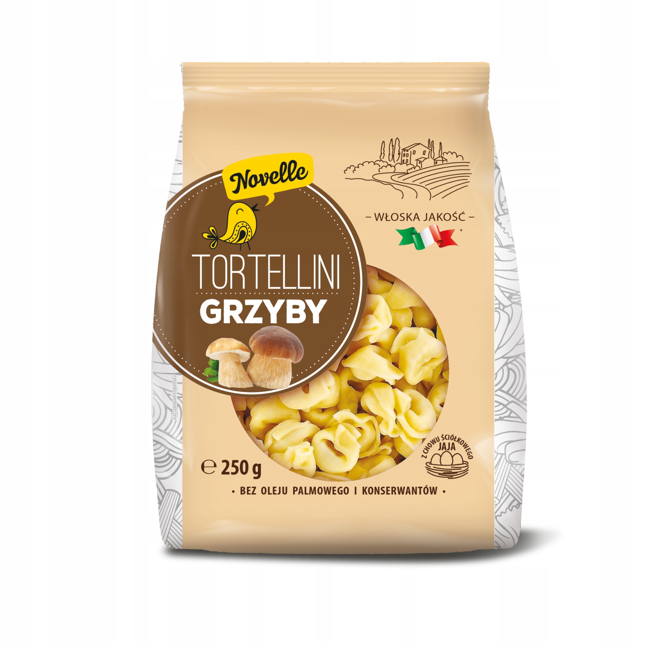 Novelle Tortellini s houbami 250 g
