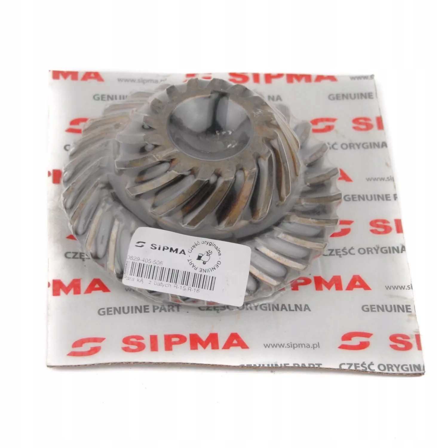 Para kół przekładni kątowej R15R16 prasa Sipma Stan opakowania oryginalne