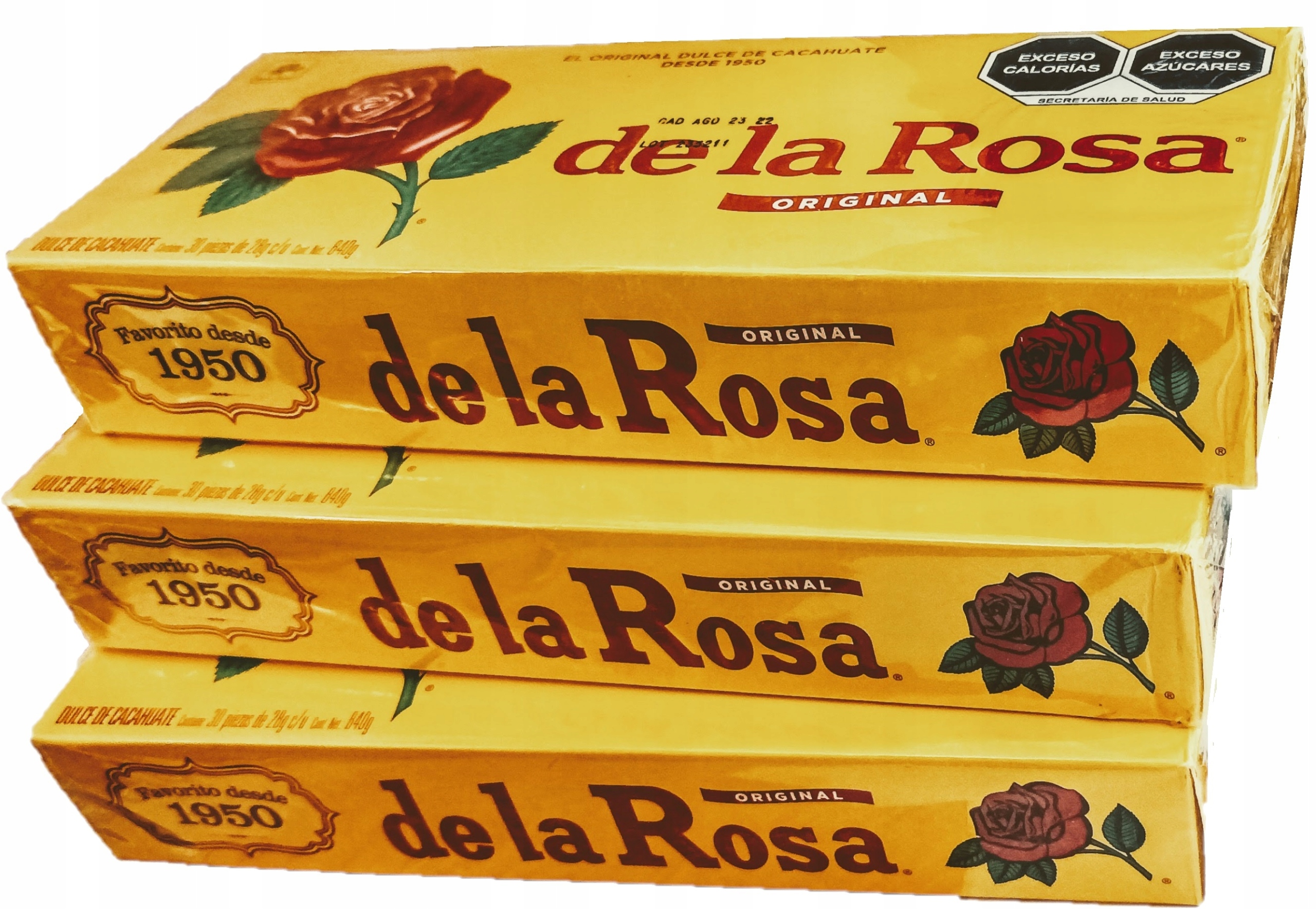 Levně 3x Mexican marzipan De La Rosa 28x30g