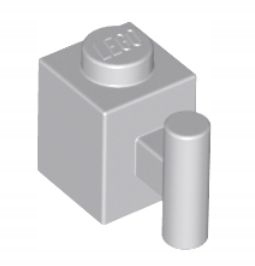 LEGO 1X1 FOGANTYÚVAL VILÁGOSSZÜRKE NO. 2921 2 DB