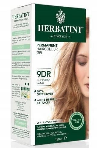

Herbatint Farba 9DR Miedziany Złoty Blond 150ml