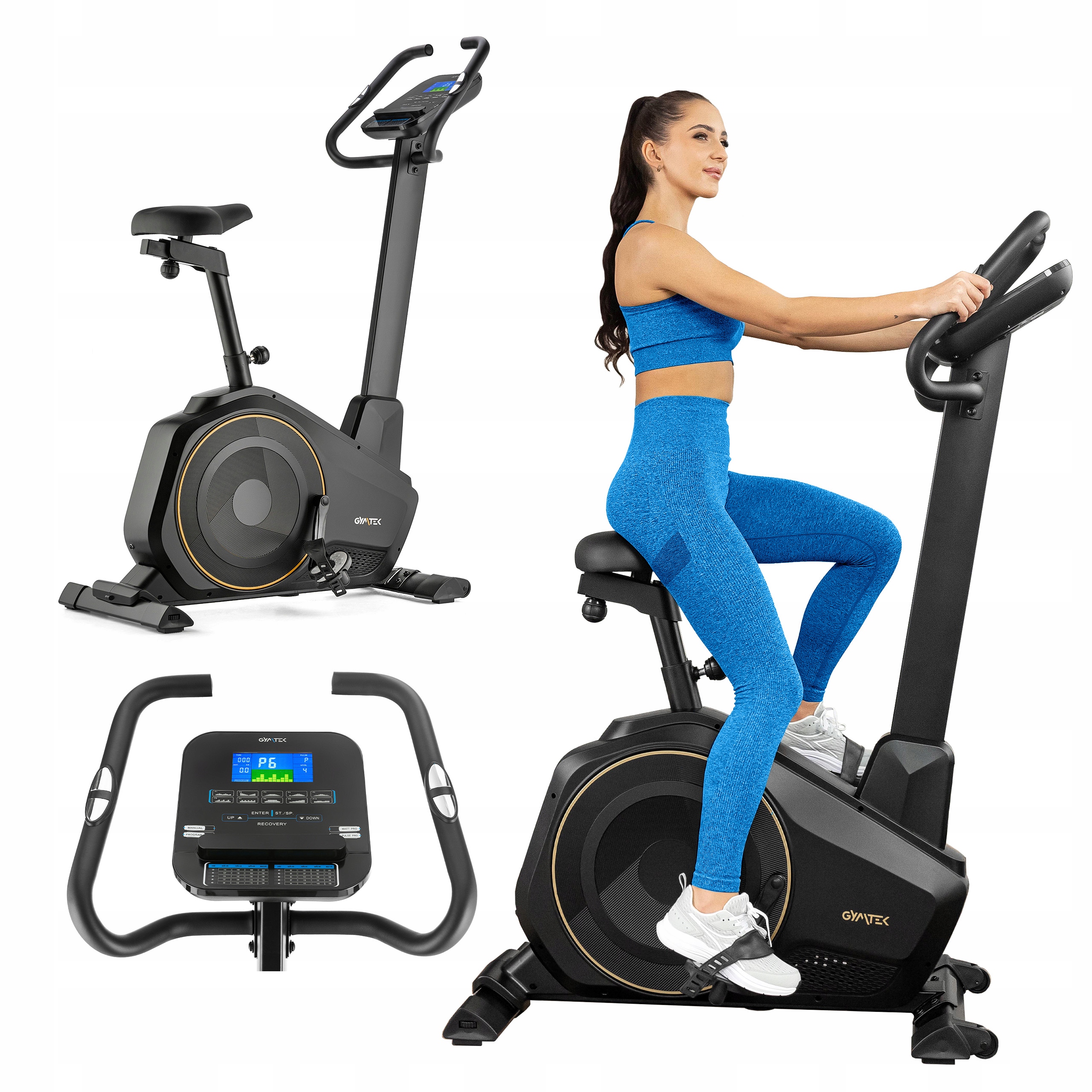 Rower Stacjonarny Magnetyczny Rowerek Treningowy Fitness XB6000 Gymtek