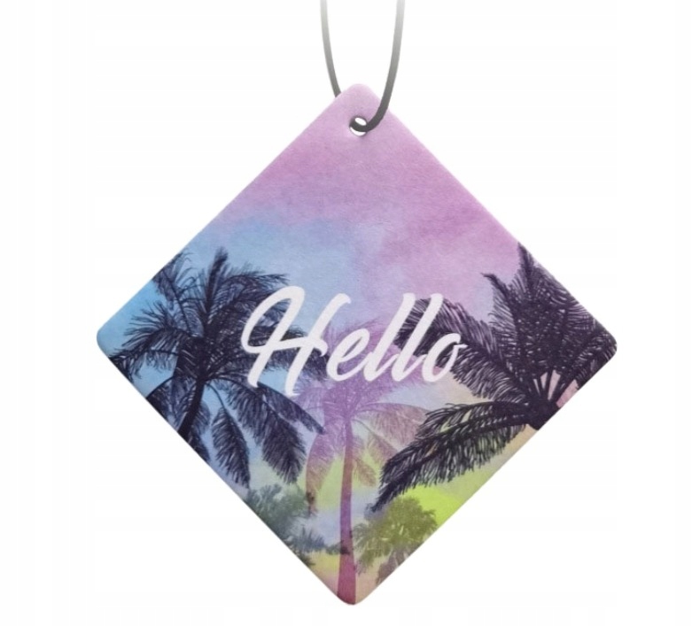 ZAWIESZKA ZAPACHOWA OZDOBNA HI HELLO ZAPACH PERFUM Rodzaj zawieszki