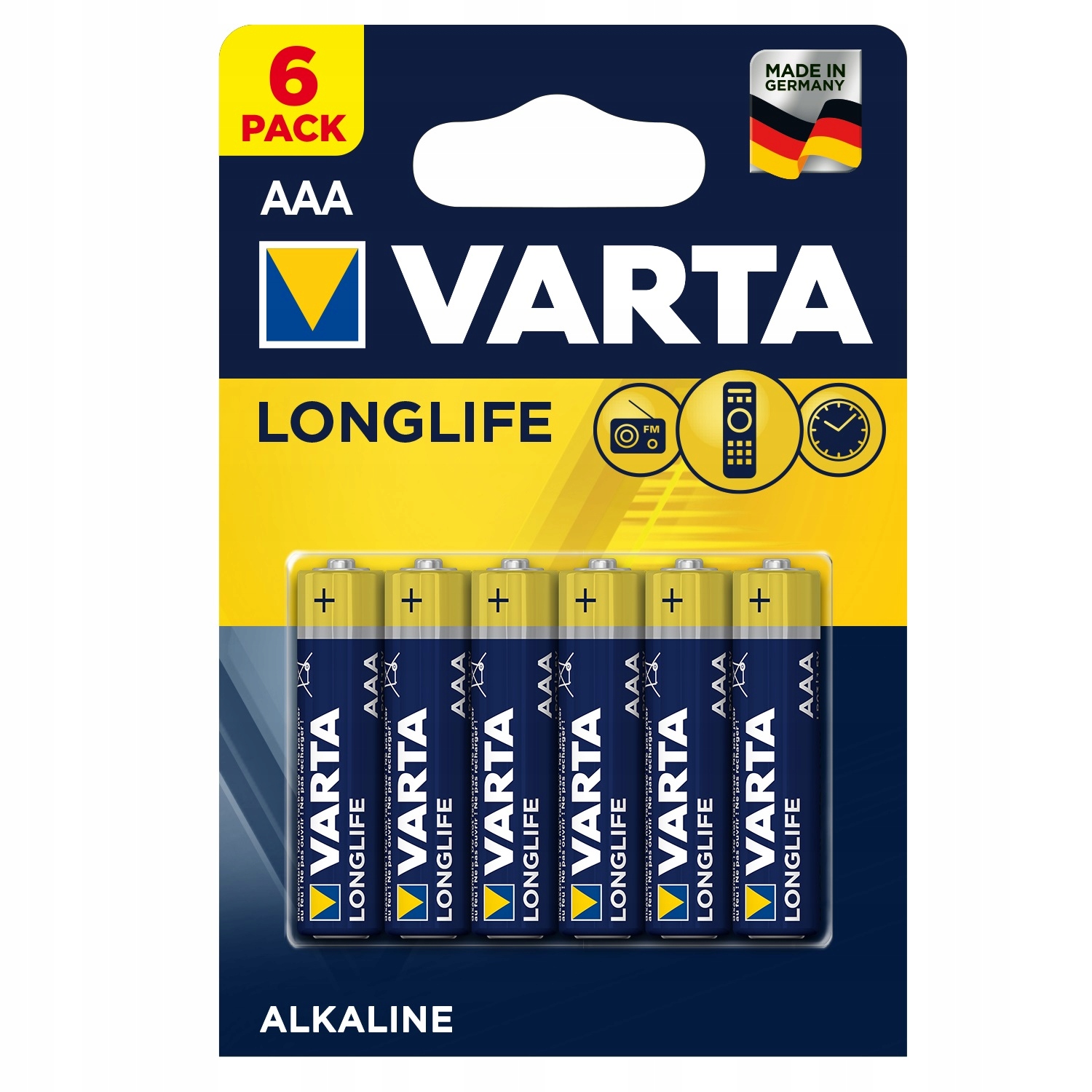 

bateria Varta Longlife Aaa 6 szt. LR03
