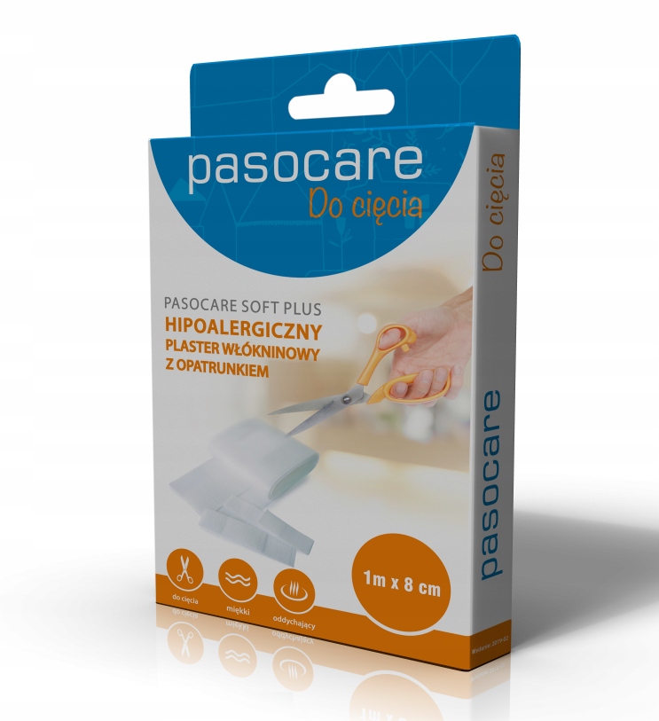 

Plaster włókninowy z opatrunkiem 1m x 8cm