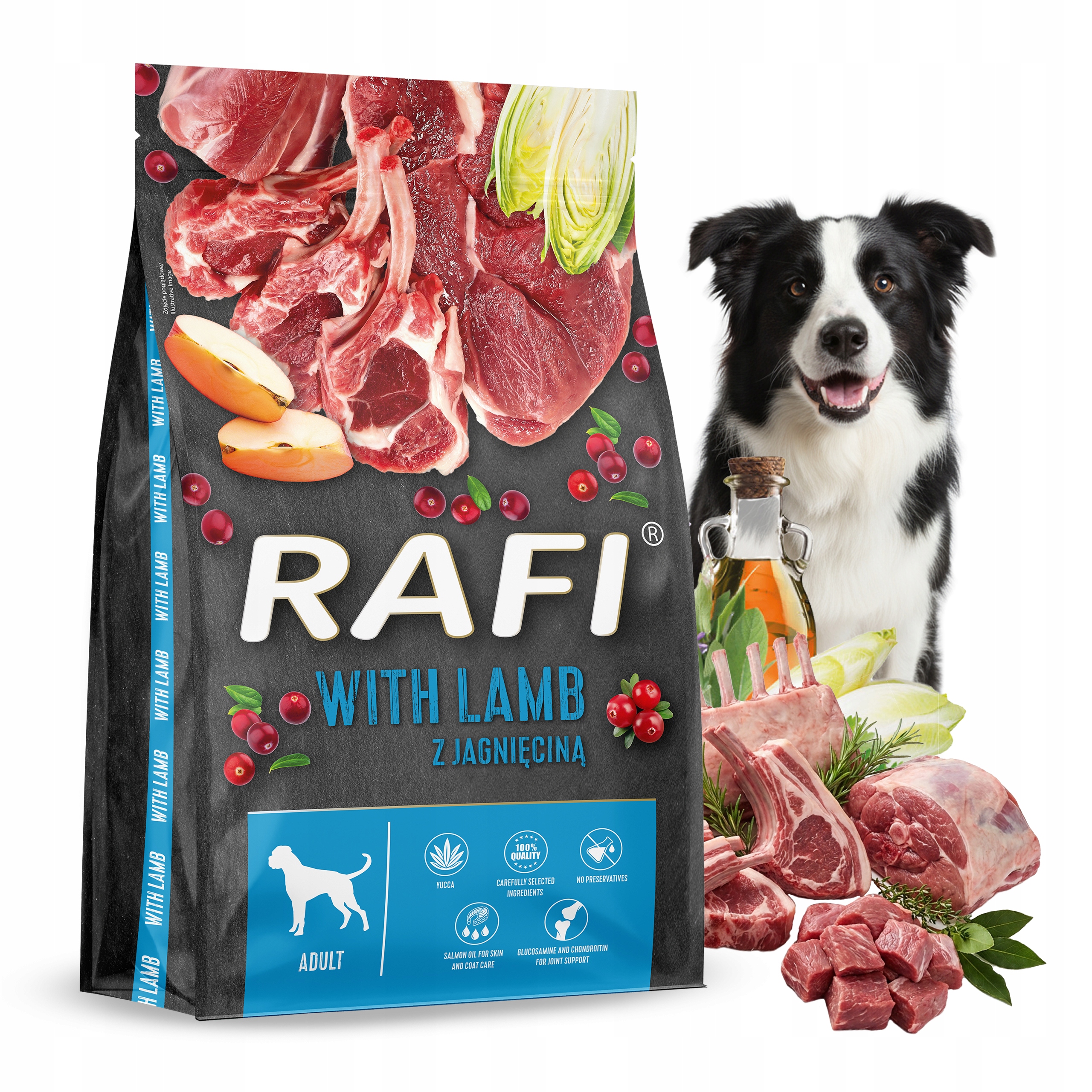 Rafi Adult Lamb 10kg z Jagnięcina karma dla psa