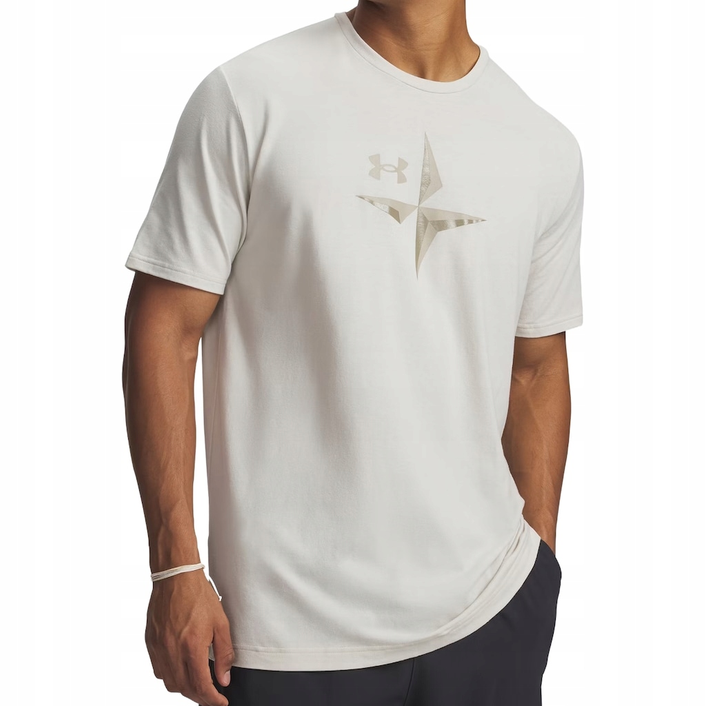 Tričko Under Armour Explor Graphic Summit White/City Khaki L
