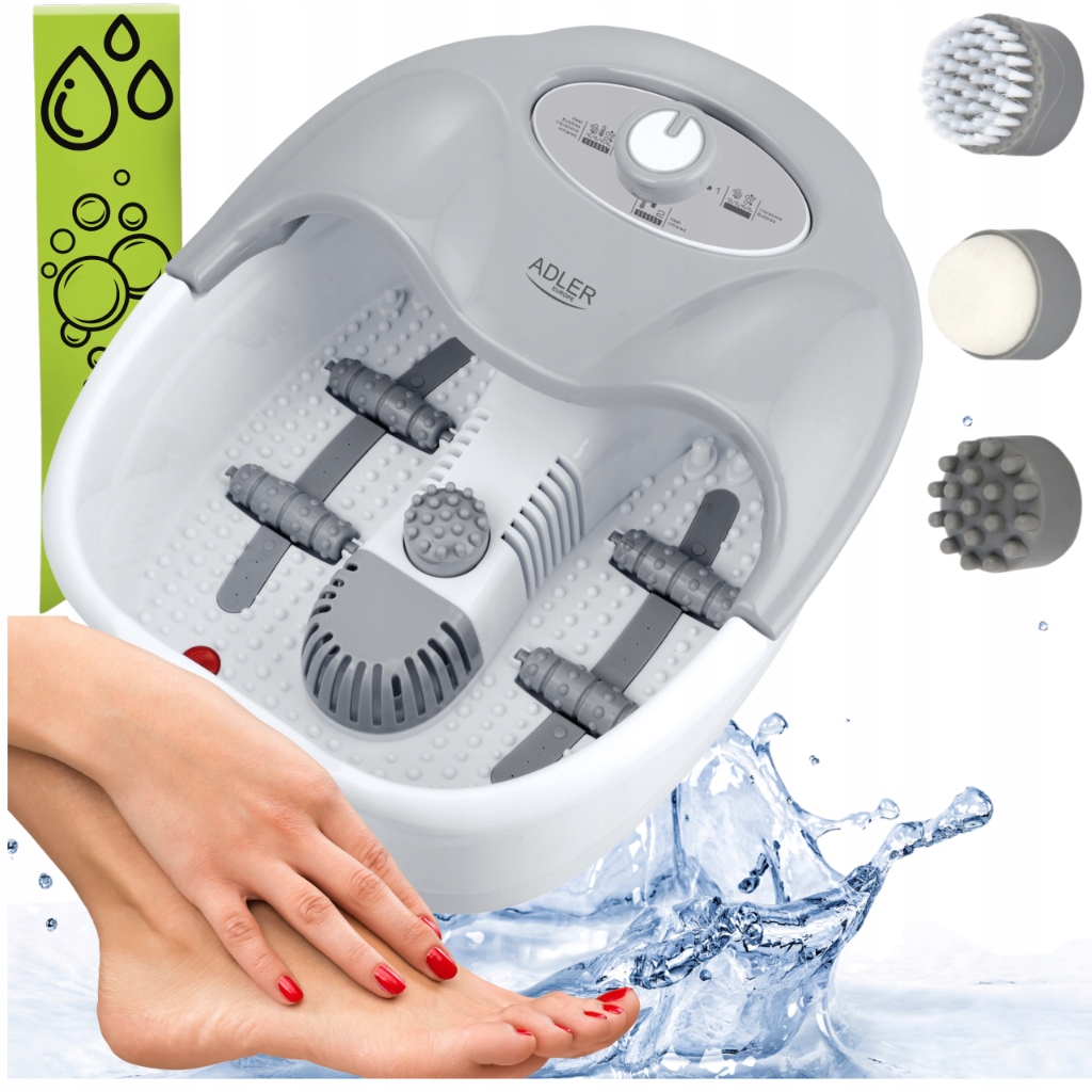 Masażer do pielęgnacji stóp elektryczny wodny bąbelkowy wibracyjny suchy