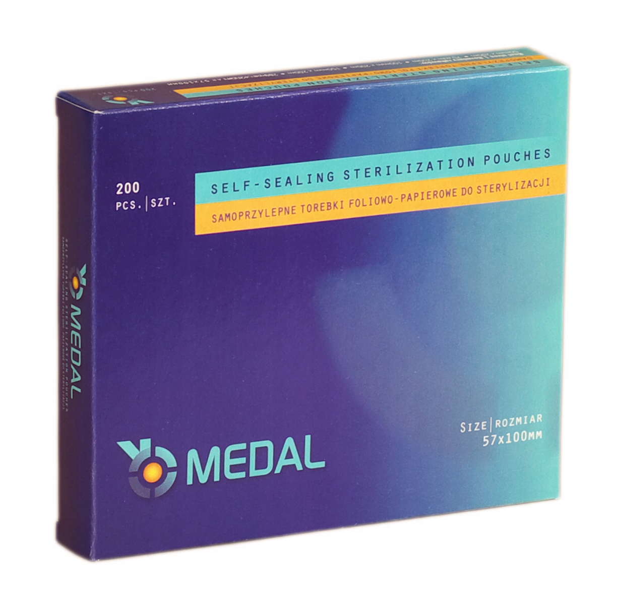 

Torebki Do Steryzlizacji Medal 57x100mm 200szt Pl