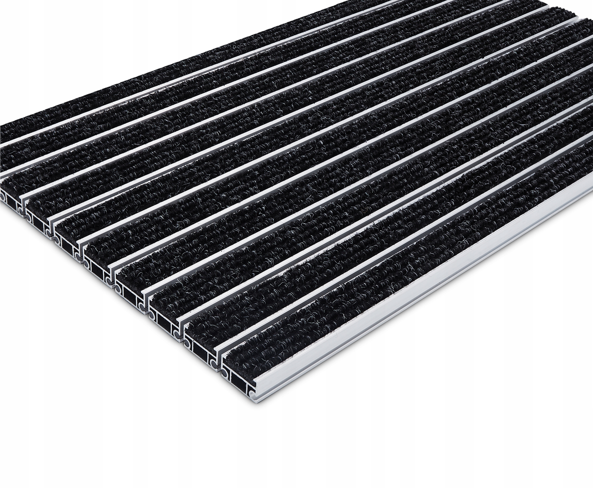 Polentex Aluminiová Rohožka Systémová Podložka Ryps 200x150 CS22 S Rámčekom