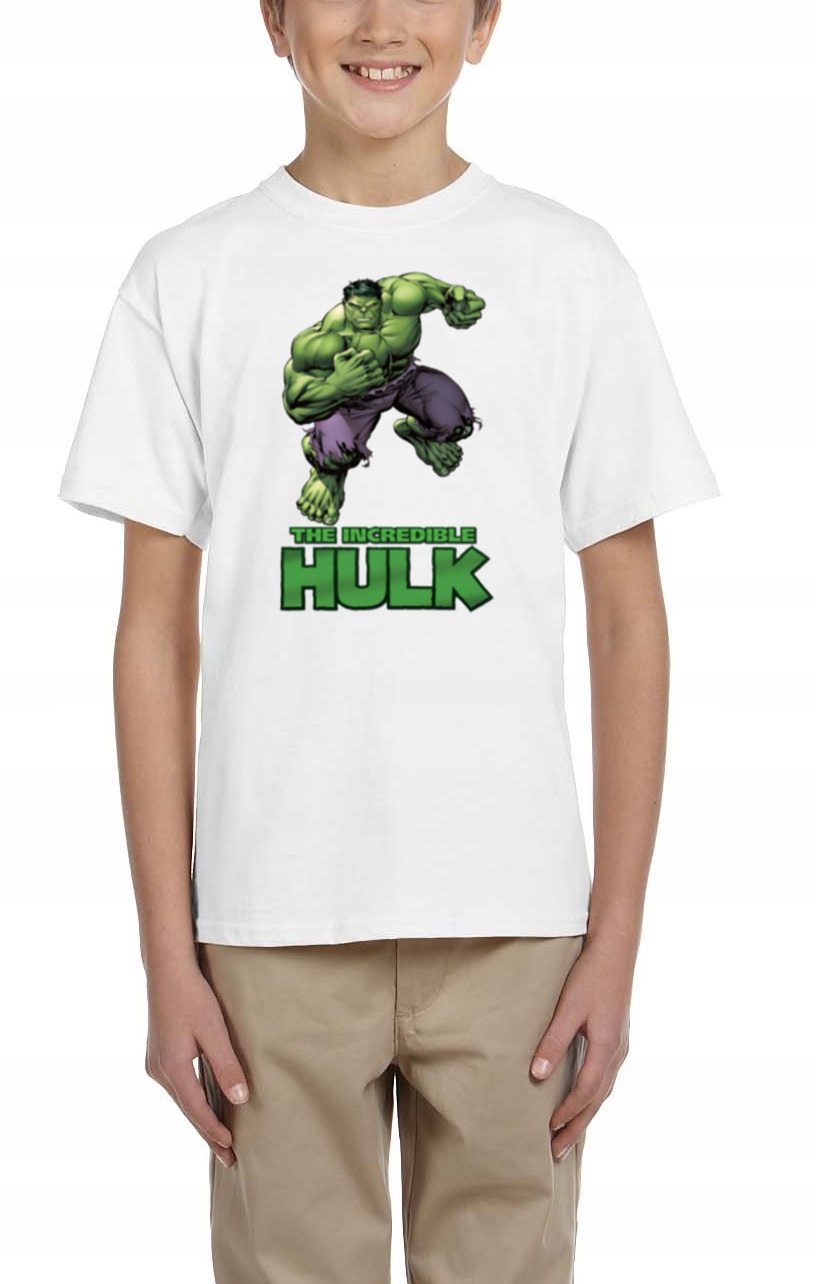 

0404 Koszulka Dziecięca Avengers Marvel Hulk 140