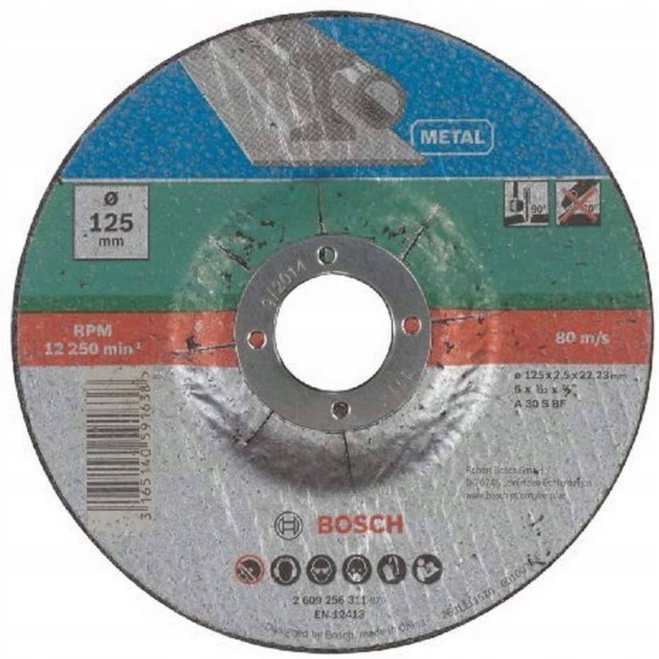 

Bosch Tarcza tnąca 125x2,5mm 22.23mm Metal